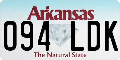 AR license plate 094LDK