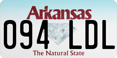 AR license plate 094LDL