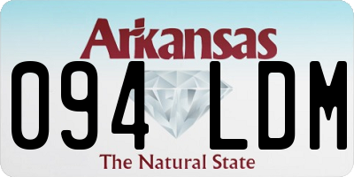 AR license plate 094LDM