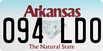 AR license plate 094LDO