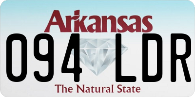 AR license plate 094LDR
