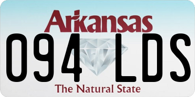 AR license plate 094LDS