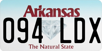 AR license plate 094LDX
