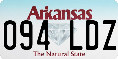 AR license plate 094LDZ