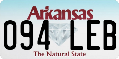 AR license plate 094LEB