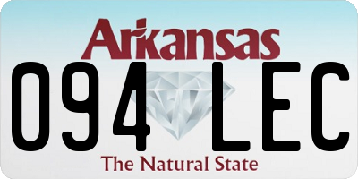 AR license plate 094LEC