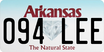 AR license plate 094LEE