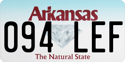 AR license plate 094LEF