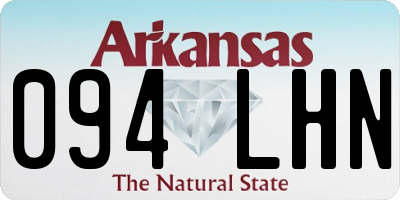 AR license plate 094LHN