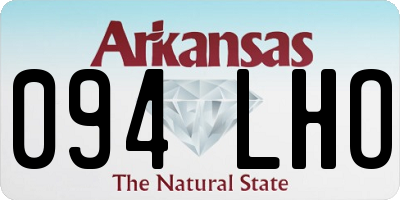 AR license plate 094LHO