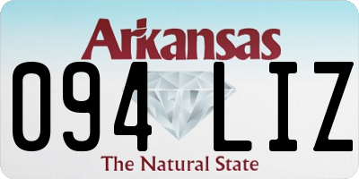 AR license plate 094LIZ