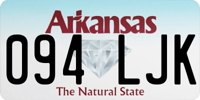 AR license plate 094LJK