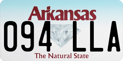 AR license plate 094LLA