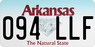 AR license plate 094LLF
