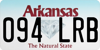 AR license plate 094LRB
