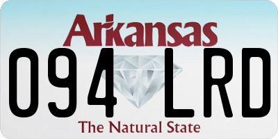 AR license plate 094LRD