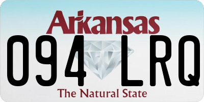 AR license plate 094LRQ