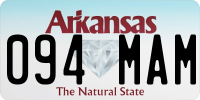 AR license plate 094MAM