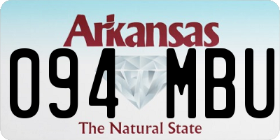 AR license plate 094MBU