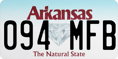 AR license plate 094MFB