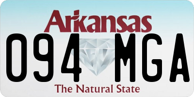 AR license plate 094MGA