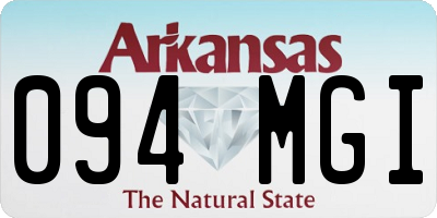AR license plate 094MGI
