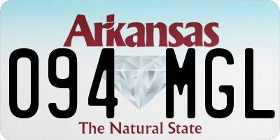 AR license plate 094MGL