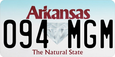 AR license plate 094MGM
