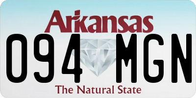 AR license plate 094MGN