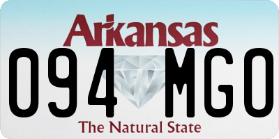 AR license plate 094MGO