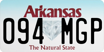 AR license plate 094MGP