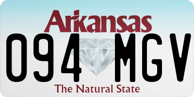 AR license plate 094MGV