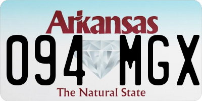 AR license plate 094MGX