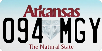 AR license plate 094MGY