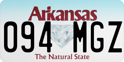 AR license plate 094MGZ