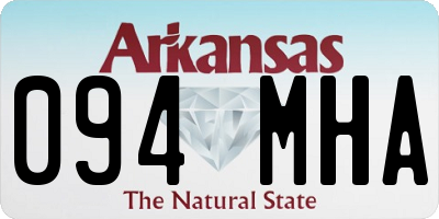 AR license plate 094MHA