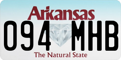 AR license plate 094MHB