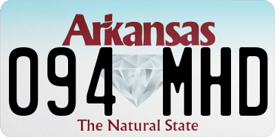 AR license plate 094MHD