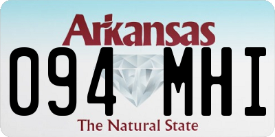 AR license plate 094MHI