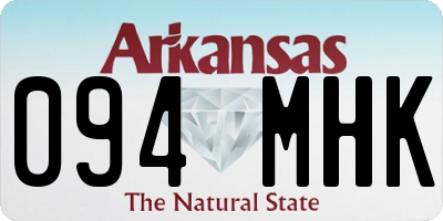 AR license plate 094MHK