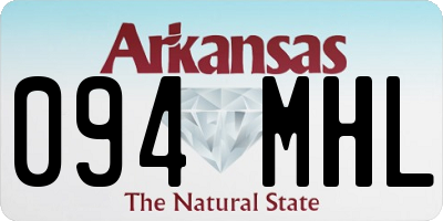 AR license plate 094MHL