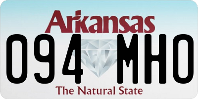 AR license plate 094MHO