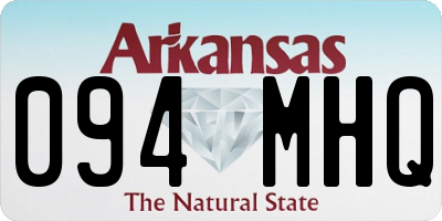 AR license plate 094MHQ