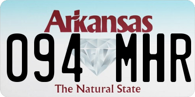 AR license plate 094MHR