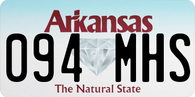 AR license plate 094MHS