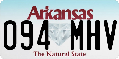 AR license plate 094MHV