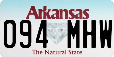 AR license plate 094MHW