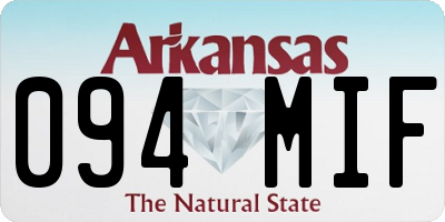 AR license plate 094MIF