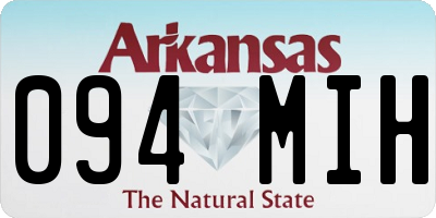 AR license plate 094MIH