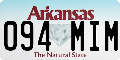 AR license plate 094MIM